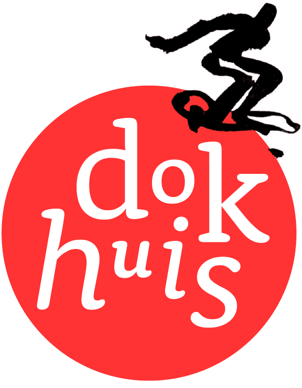 Dokhuis logo met skater